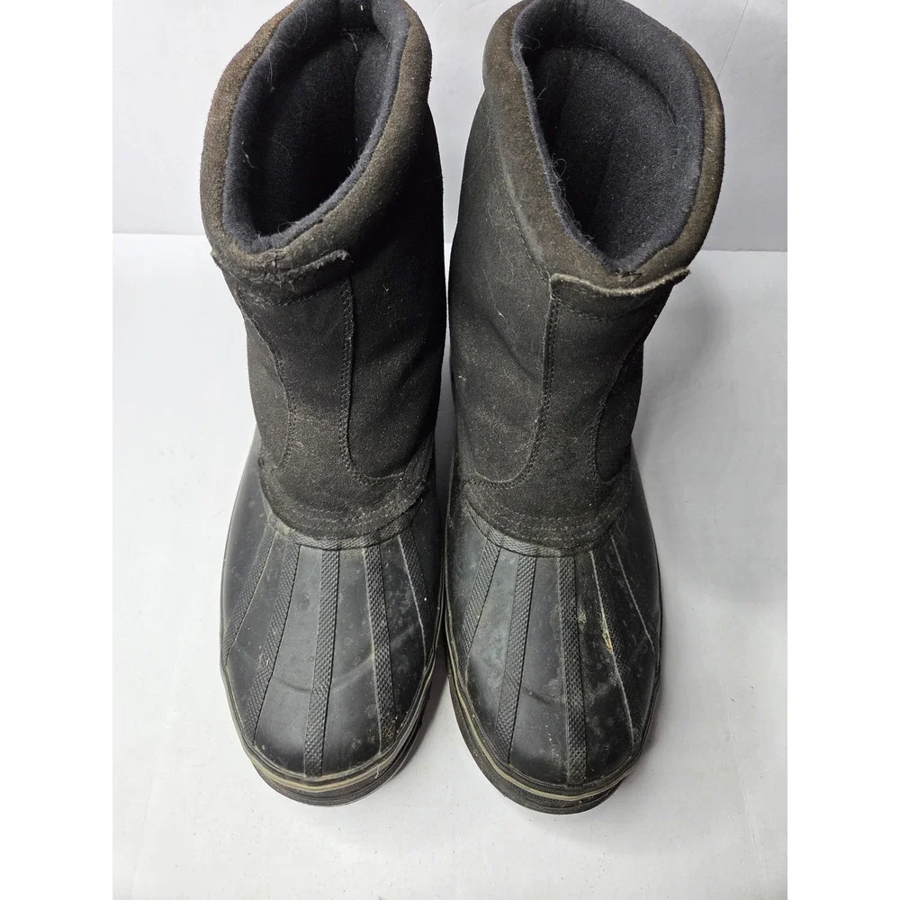 Skechers North Men Black Thinsulate Insulated Winter Snow Duck Boots Size 11